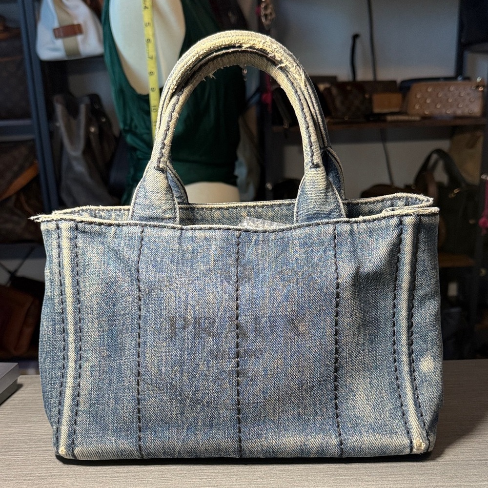 Prada Denim Tote Bag